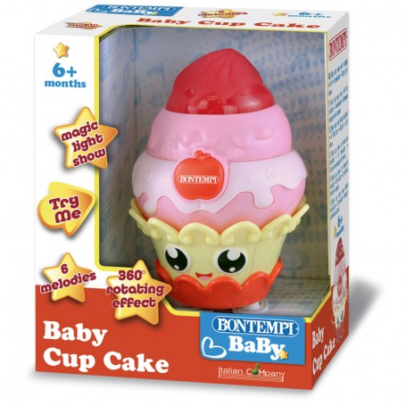 Bontempi Bontempi Baby Gioco Prima Infanzia Luci e Suoni Lanterna Cup Cake con Rotazione 