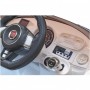 AUTO ELETTRICA PER BAMBINI FIAT 500 ROSA R/C 12V, 2 MOTORI, ING.MP3, MICROSD E USB, LUCI LED