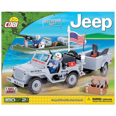 JEEP WILLYS MB NAVY COBI SMALL ARMY 24193